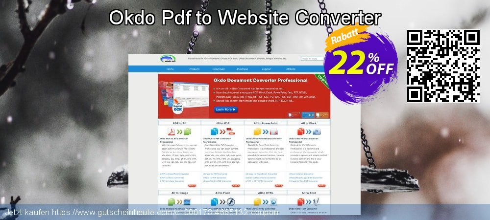 Okdo Pdf to Website Converter Exzellent Beförderung Bildschirmfoto