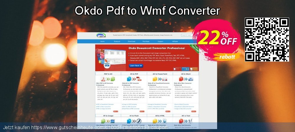 Okdo Pdf to Wmf Converter beeindruckend Sale Aktionen Bildschirmfoto