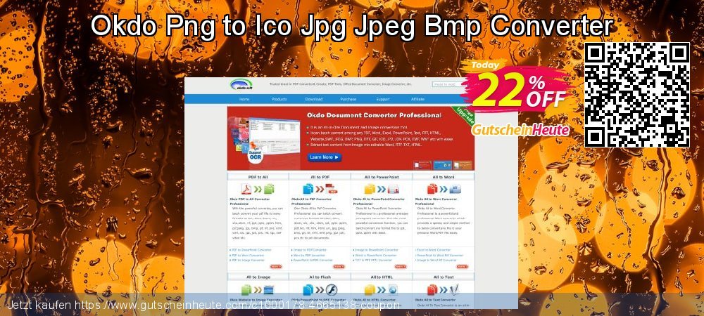 Okdo Png to Ico Jpg Jpeg Bmp Converter geniale Promotionsangebot Bildschirmfoto