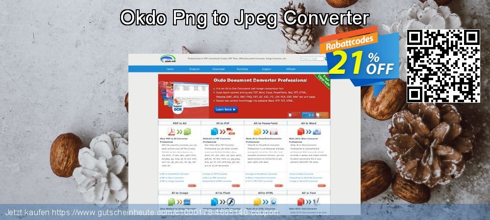 Okdo Png to Jpeg Converter genial Diskont Bildschirmfoto