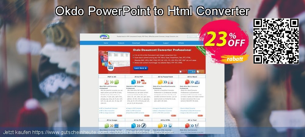 Okdo PowerPoint to Html Converter uneingeschränkt Ausverkauf Bildschirmfoto