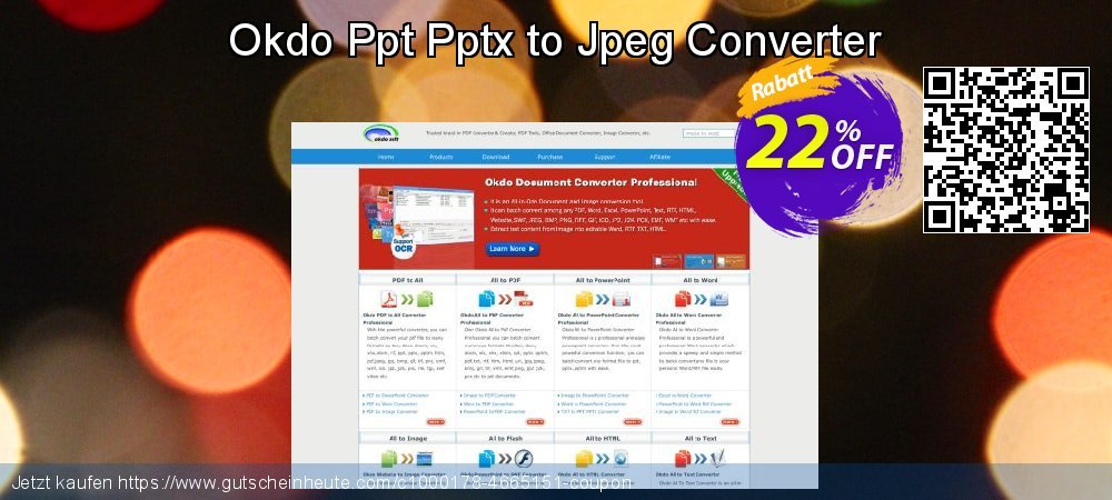 Okdo Ppt Pptx to Jpeg Converter fantastisch Rabatt Bildschirmfoto