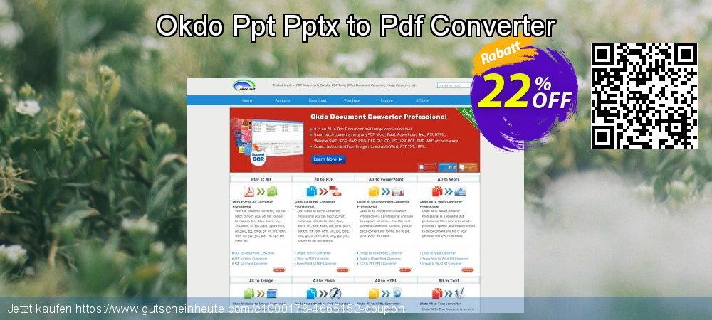 Okdo Ppt Pptx to Pdf Converter großartig Ermäßigungen Bildschirmfoto
