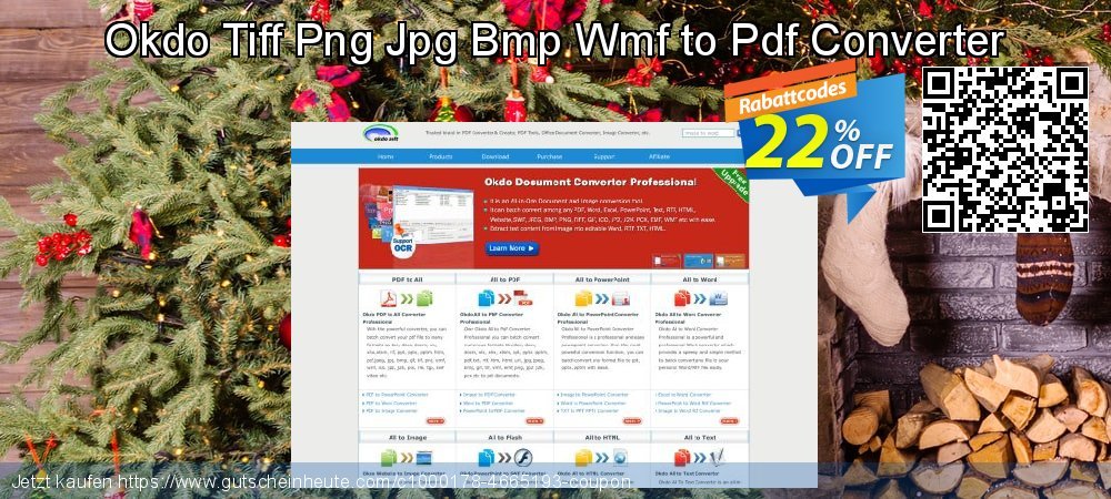 Okdo Tiff Png Jpg Bmp Wmf to Pdf Converter toll Disagio Bildschirmfoto