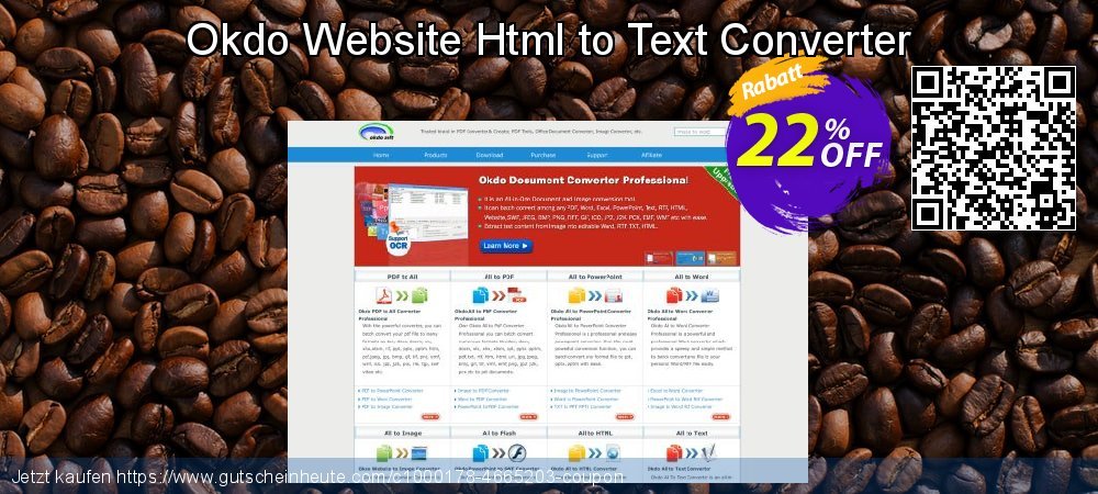 Okdo Website Html to Text Converter spitze Ermäßigungen Bildschirmfoto