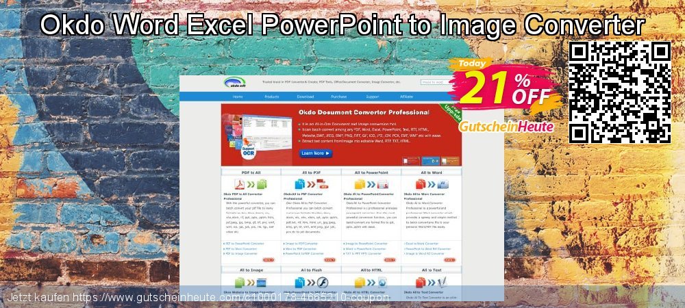 Okdo Word Excel PowerPoint to Image Converter Sonderangebote Disagio Bildschirmfoto
