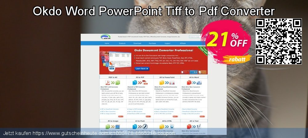 Okdo Word PowerPoint Tiff to Pdf Converter atemberaubend Förderung Bildschirmfoto
