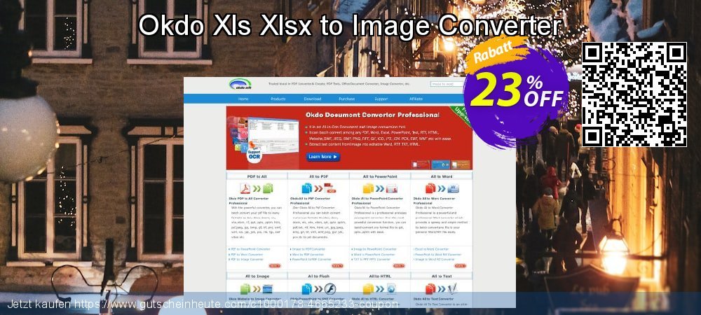 Okdo Xls Xlsx to Image Converter genial Förderung Bildschirmfoto