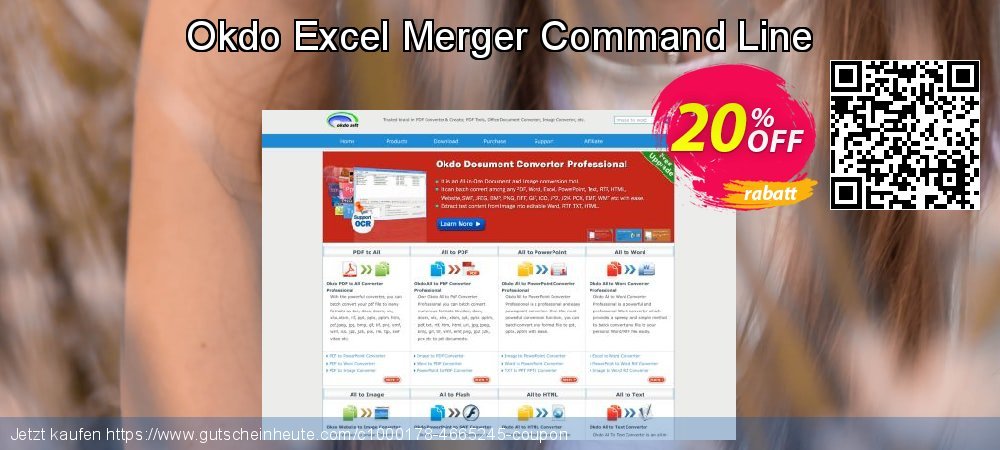 Okdo Excel Merger Command Line großartig Verkaufsförderung Bildschirmfoto