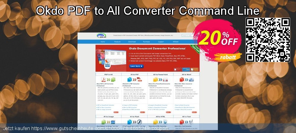 Okdo PDF to All Converter Command Line super Preisreduzierung Bildschirmfoto