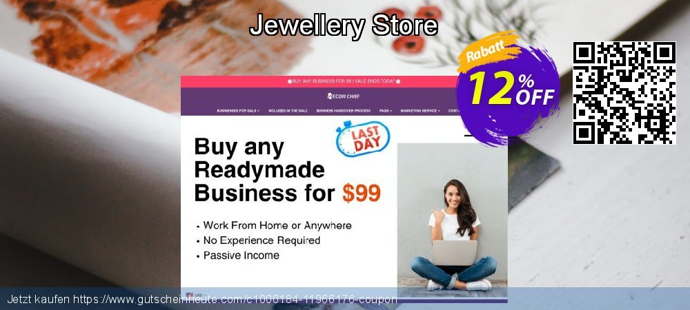 Jewellery Store ausschließlich Preisreduzierung Bildschirmfoto