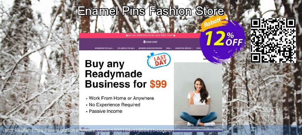 Enamel Pins Fashion Store Exzellent Verkaufsförderung Bildschirmfoto
