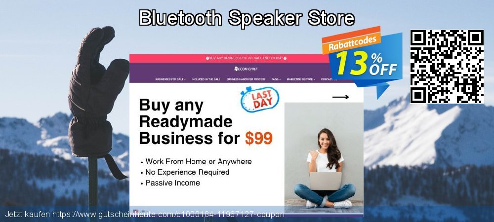 Bluetooth Speaker Store aufregenden Außendienst-Promotions Bildschirmfoto