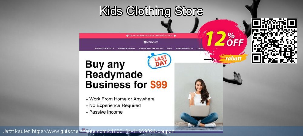 Kids Clothing Store erstaunlich Diskont Bildschirmfoto