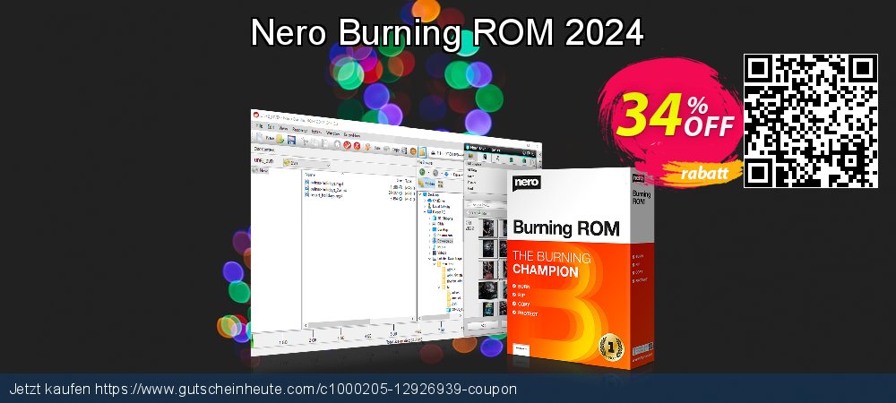 Nero Burning ROM 2024 genial Sale Aktionen Bildschirmfoto