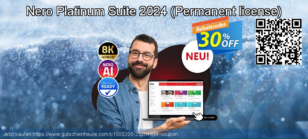 Nero Platinum Suite 2024 - Permanent license  ausschließlich Preisreduzierung Bildschirmfoto