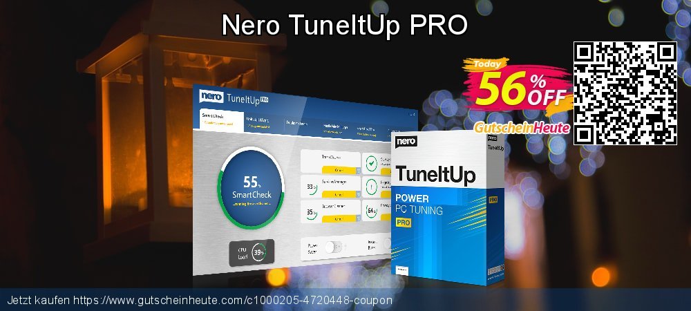 Nero TuneItUp PRO verblüffend Preisreduzierung Bildschirmfoto