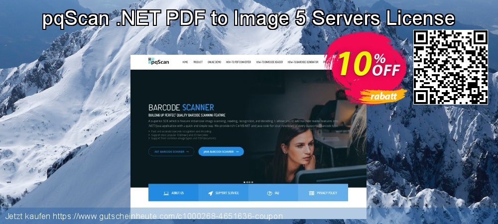 pqScan .NET PDF to Image 5 Servers License wunderschön Ausverkauf Bildschirmfoto