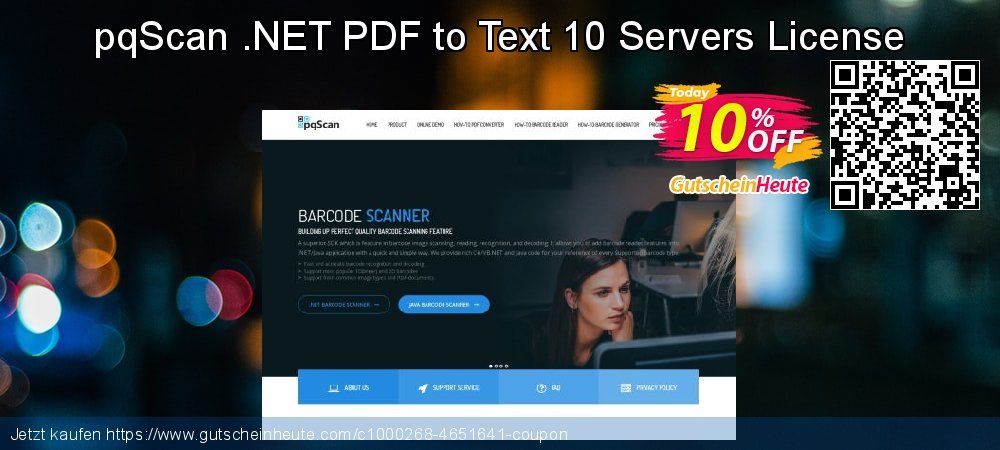 pqScan .NET PDF to Text 10 Servers License verwunderlich Beförderung Bildschirmfoto