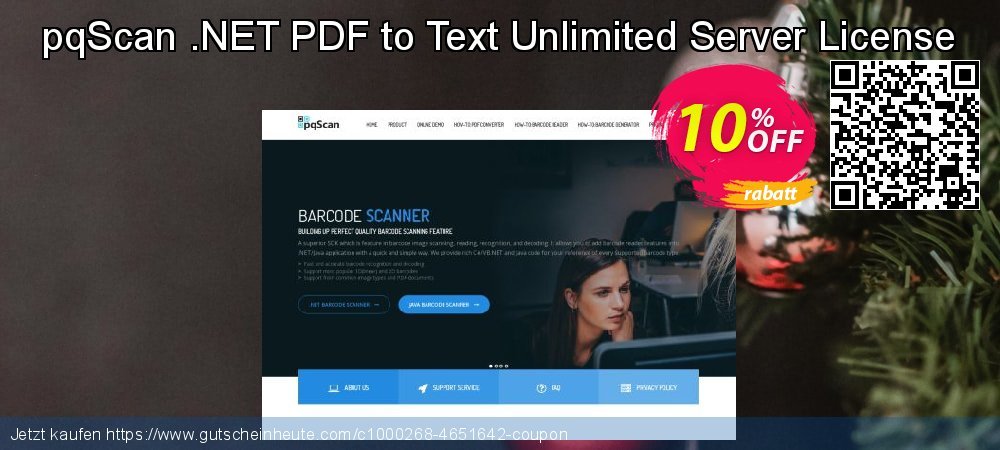 pqScan .NET PDF to Text Unlimited Server License toll Sale Aktionen Bildschirmfoto