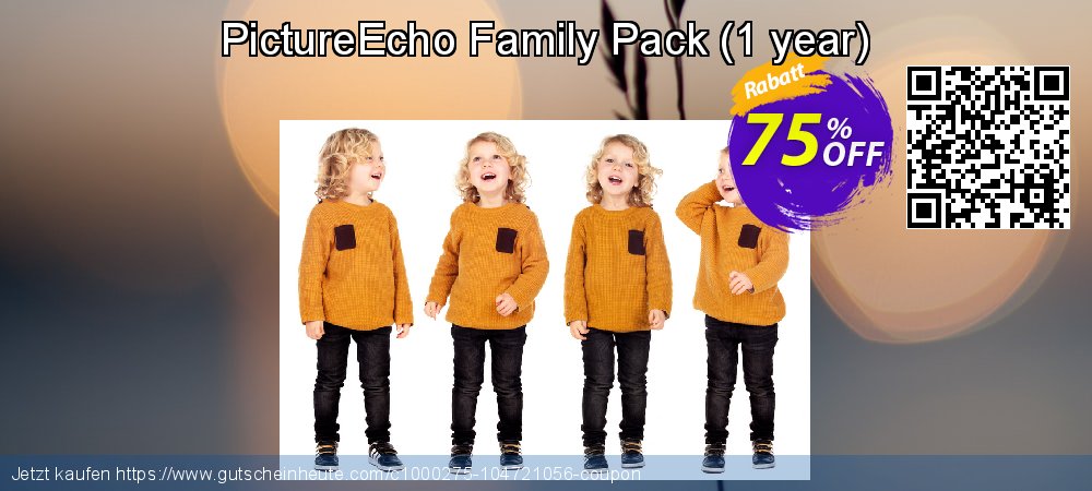 PictureEcho Family Pack - 1 year  genial Diskont Bildschirmfoto