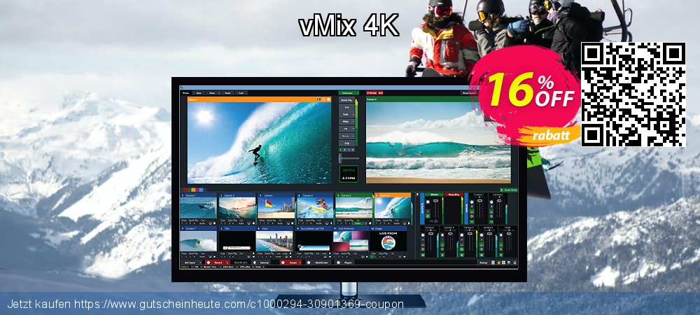 vMix 4K super Ermäßigungen Bildschirmfoto