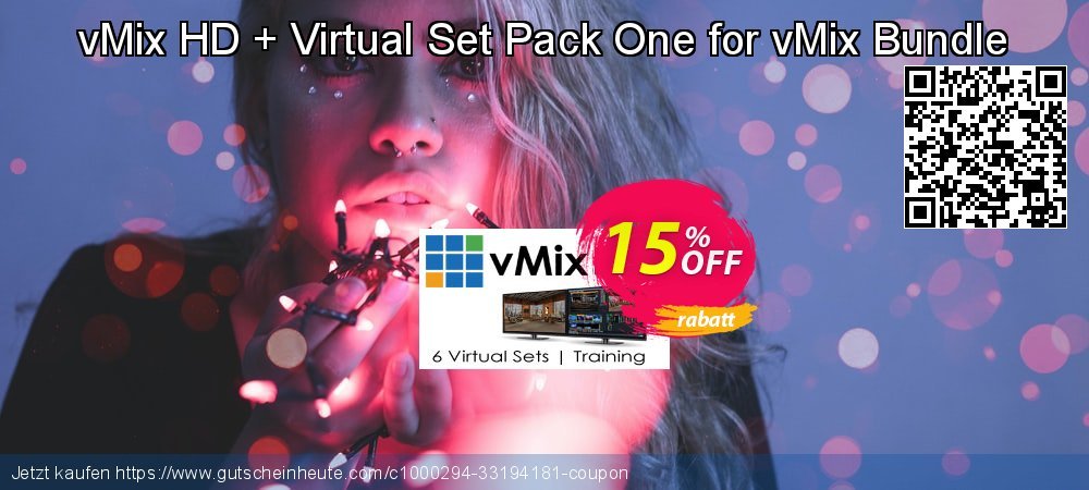 vMix HD + Virtual Set Pack One for vMix Bundle ausschließlich Diskont Bildschirmfoto