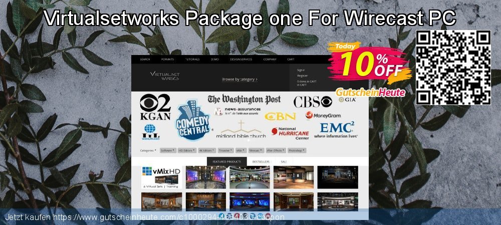 Virtualsetworks Package one For Wirecast PC genial Preisnachlässe Bildschirmfoto