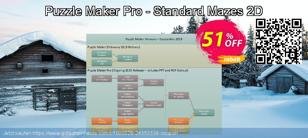 Puzzle Maker Pro - Standard Mazes 2D uneingeschränkt Beförderung Bildschirmfoto