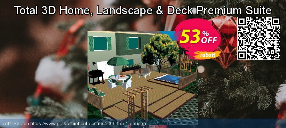 Total 3D Home, Landscape & Deck Premium Suite verwunderlich Verkaufsförderung Bildschirmfoto
