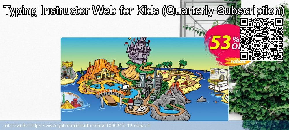Typing Instructor Web for Kids - Quarterly Subscription  wunderschön Nachlass Bildschirmfoto