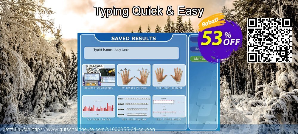 Typing Quick & Easy beeindruckend Preisnachlass Bildschirmfoto