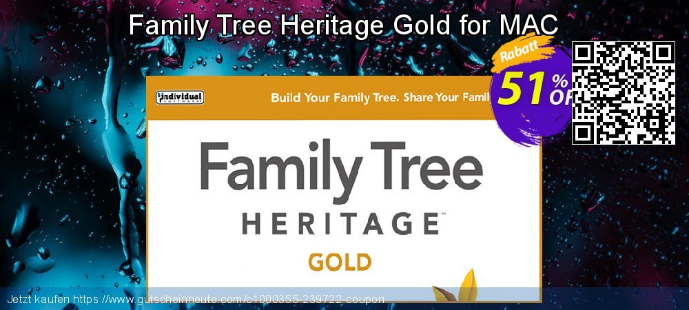 Family Tree Heritage Gold for MAC super Diskont Bildschirmfoto