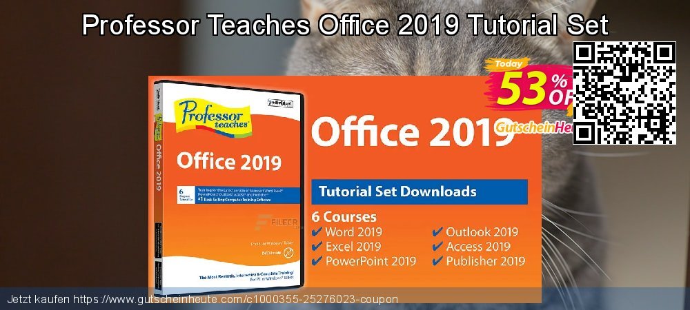Professor Teaches Office 2019 Tutorial Set erstaunlich Förderung Bildschirmfoto