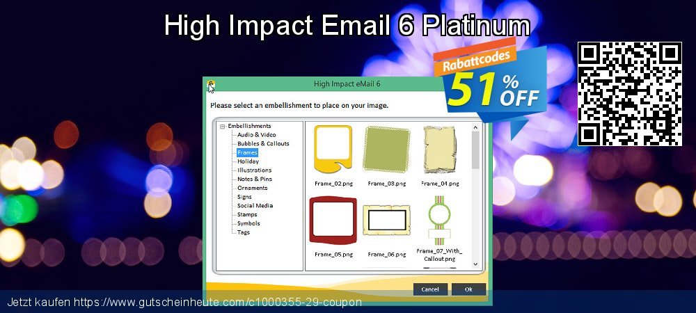 High Impact Email 6 Platinum spitze Promotionsangebot Bildschirmfoto