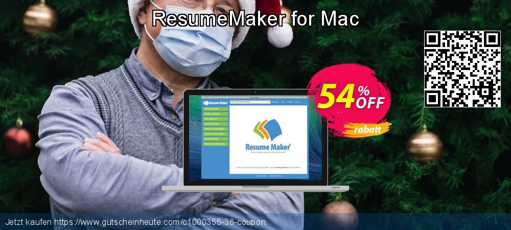 ResumeMaker for Mac Sonderangebote Außendienst-Promotions Bildschirmfoto