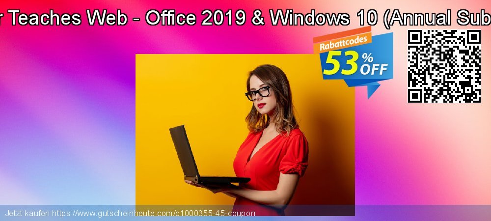 Professor Teaches Web - Office 2019 & Windows 10 - Annual Subscription  verblüffend Angebote Bildschirmfoto