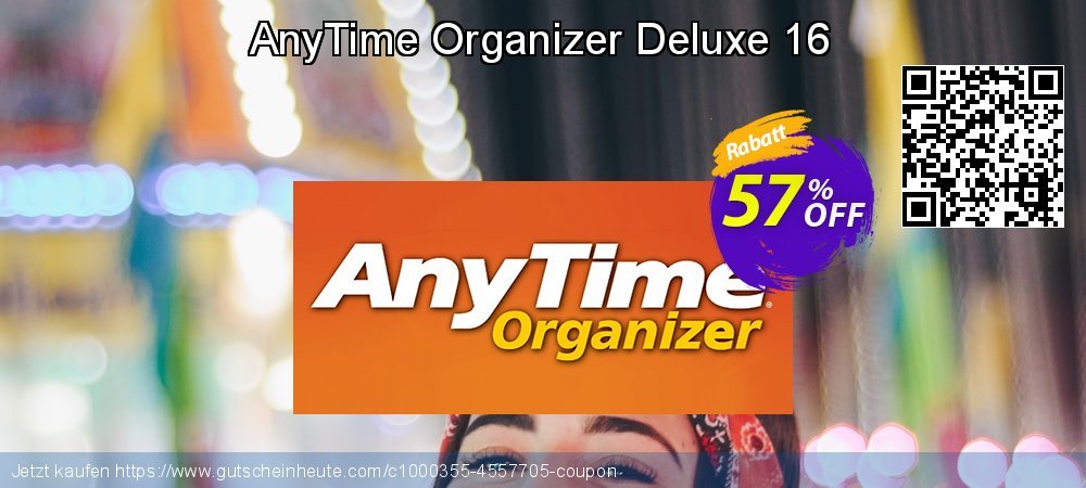 AnyTime Organizer Deluxe 16 verblüffend Preisreduzierung Bildschirmfoto