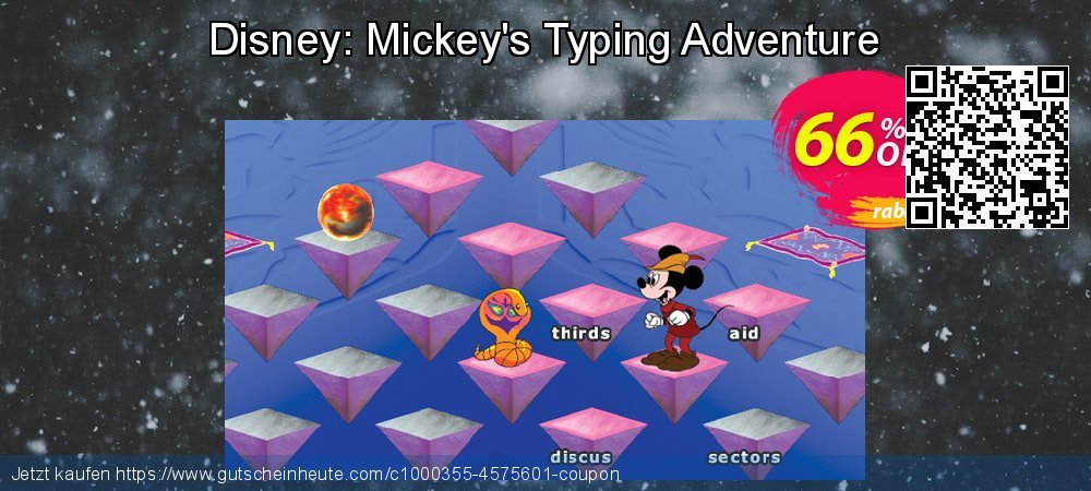 Disney: Mickey's Typing Adventure aufregenden Ermäßigung Bildschirmfoto