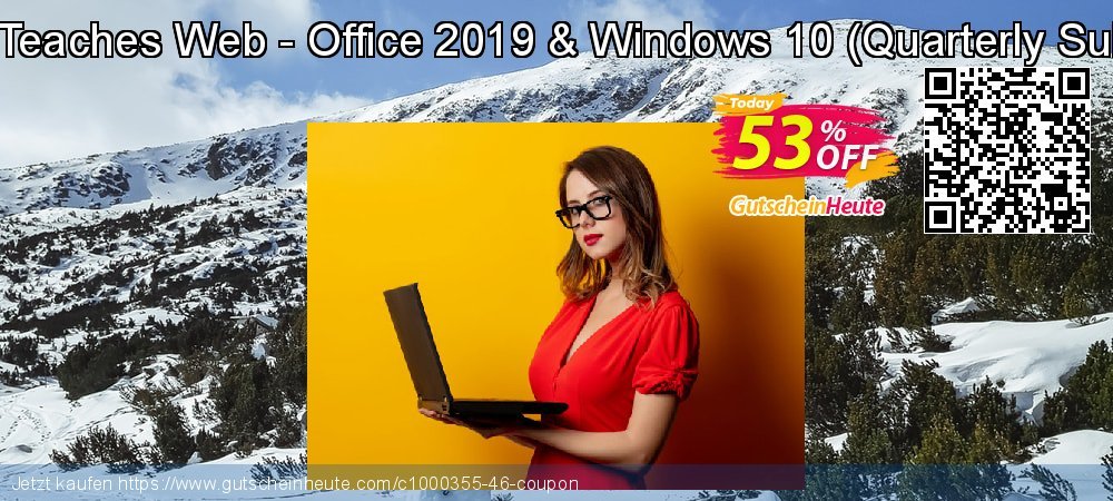 Professor Teaches Web - Office 2019 & Windows 10 - Quarterly Subscription  wundervoll Promotionsangebot Bildschirmfoto