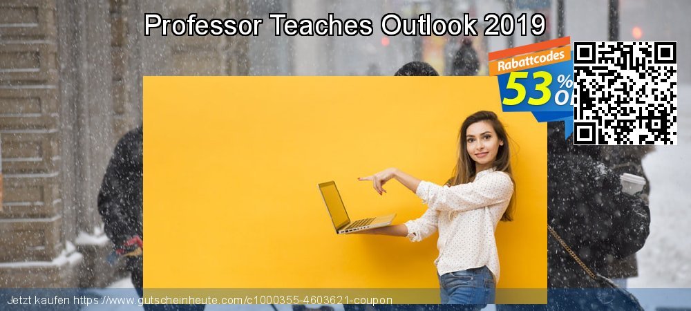 Professor Teaches Outlook 2019 toll Außendienst-Promotions Bildschirmfoto