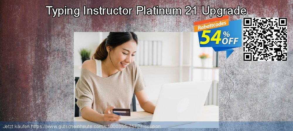 Typing Instructor Platinum 21 Upgrade ausschließenden Diskont Bildschirmfoto