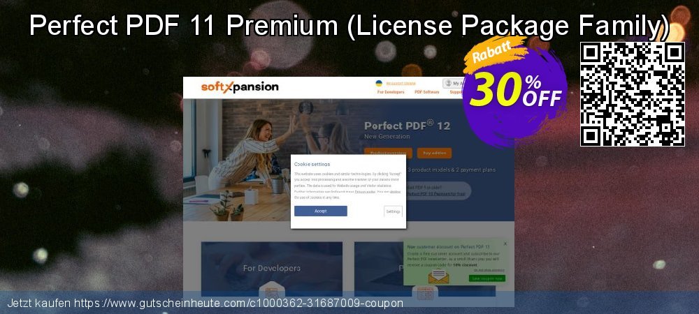 Perfect PDF 11 Premium - License Package Family  atemberaubend Promotionsangebot Bildschirmfoto
