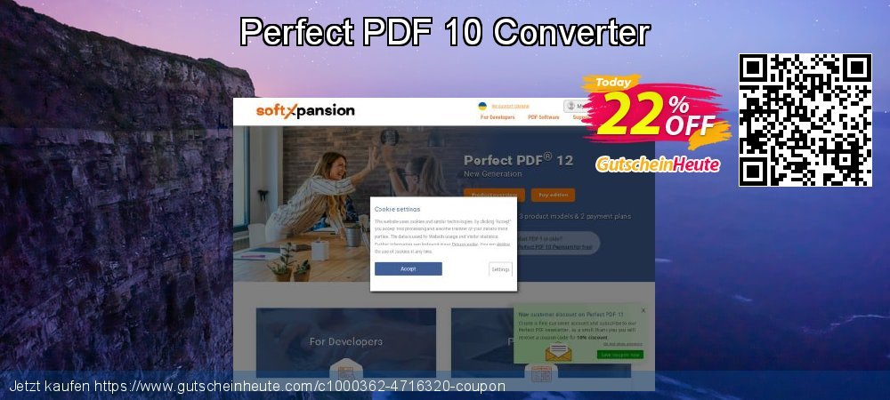 Perfect PDF 10 Converter verwunderlich Ermäßigungen Bildschirmfoto