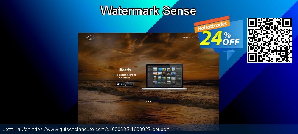 Watermark Sense umwerfenden Ermäßigung Bildschirmfoto