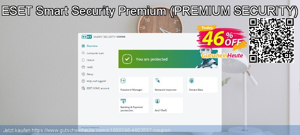 ESET Smart Security Premium - PREMIUM SECURITY  aufregenden Preisnachlässe Bildschirmfoto