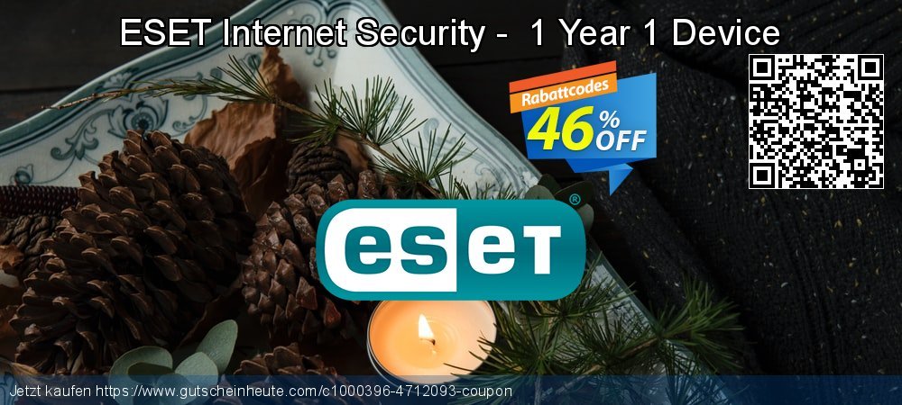 ESET Internet Security -  1 Year 1 Device Sonderangebote Ermäßigung Bildschirmfoto