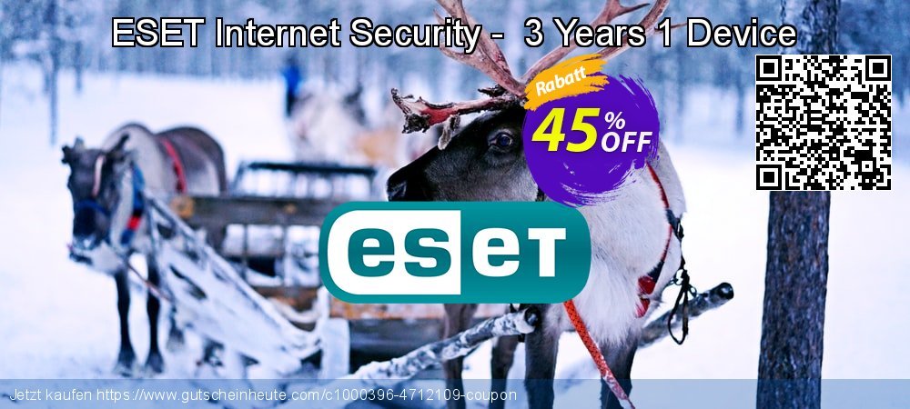 ESET Internet Security -  3 Years 1 Device beeindruckend Diskont Bildschirmfoto
