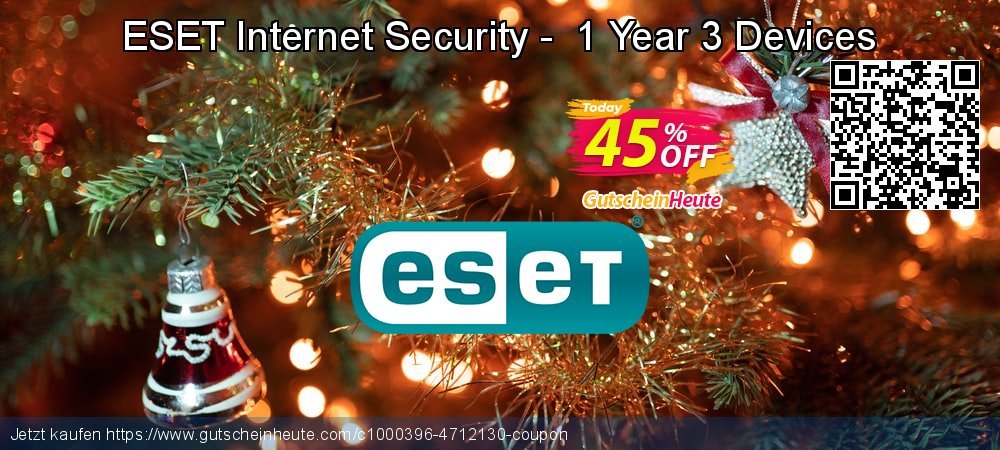 ESET Internet Security -  1 Year 3 Devices atemberaubend Ausverkauf Bildschirmfoto
