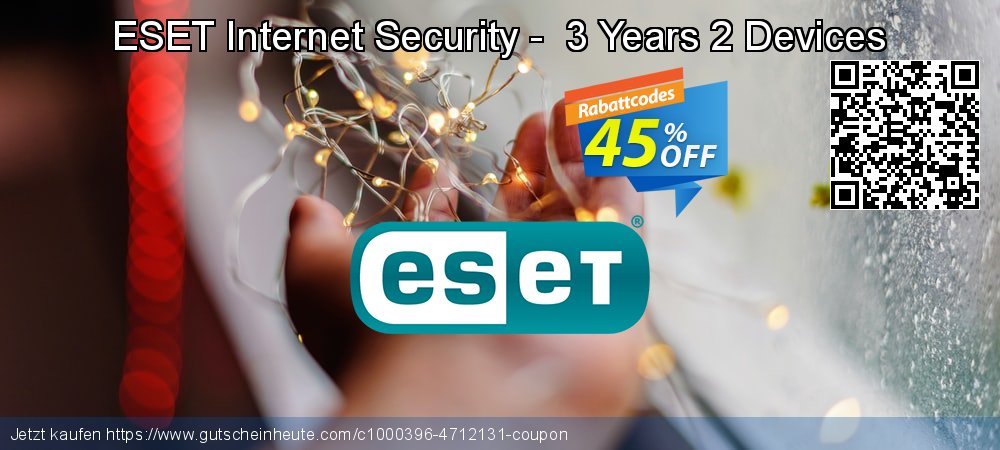 ESET Internet Security -  3 Years 2 Devices super Außendienst-Promotions Bildschirmfoto